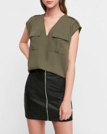 Utility top at Express